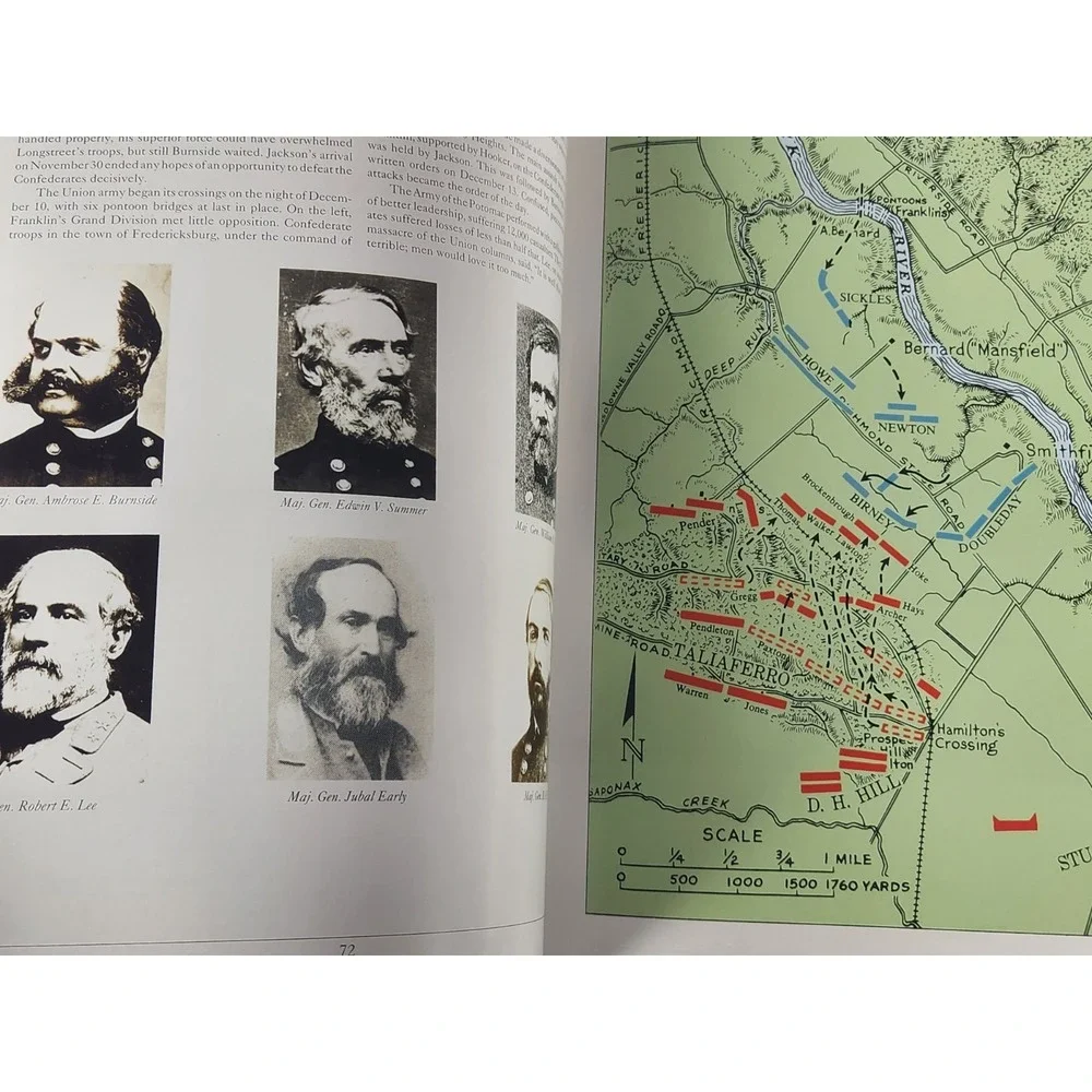 AMERICAN HERITAGE-BATTLE MAPS OF THE CIVIL WAR BY RICHARD O'SHEA 1992 Historical